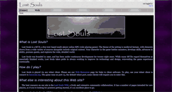 Desktop Screenshot of lostsouls.org