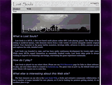 Tablet Screenshot of lostsouls.org
